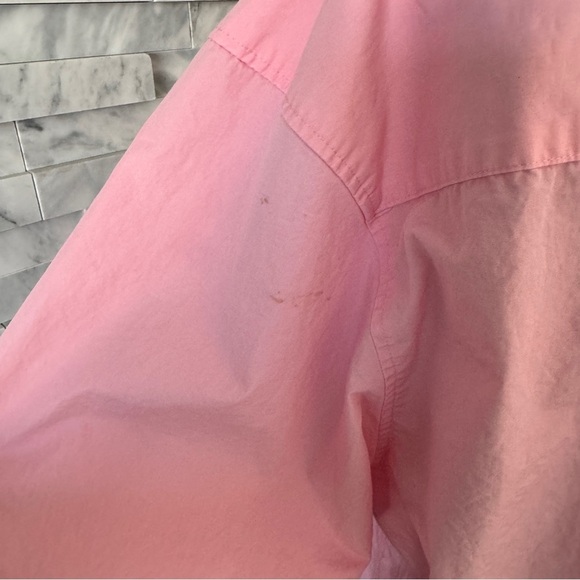 Aritzia Pink oversize Button Down Shirt - Picture 3 of 7